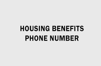housing benefits phone number