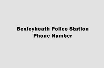 bexleyheath police station phone number