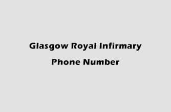glasgow royal infirmary phone number