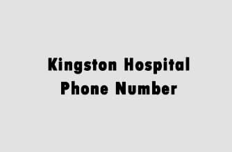 kingston hospital phone number