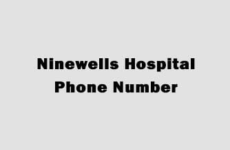 ninewells hospital phone number