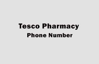 tesco pharmacy phone number