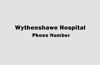 wythenshawe hospital phone number